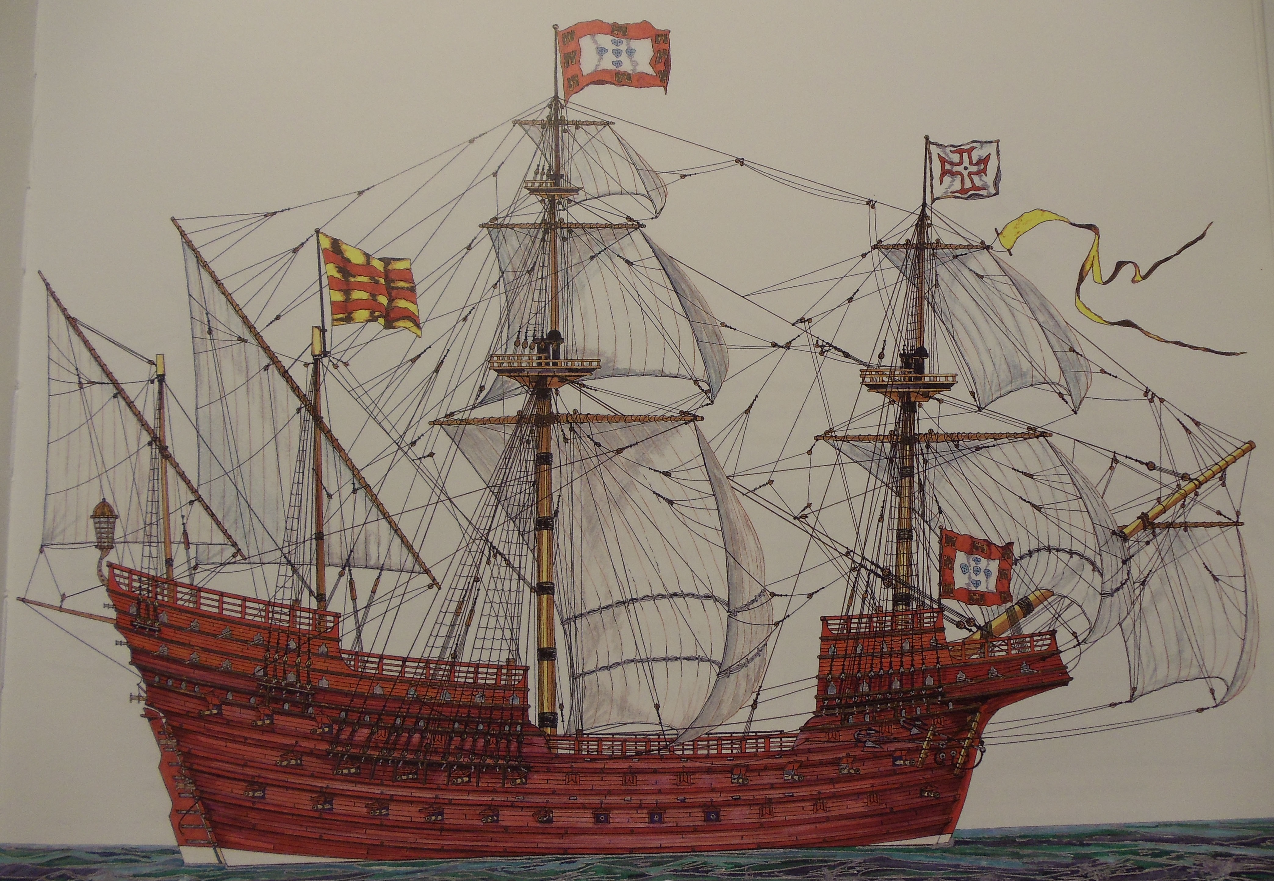 Portuguese Carrack - 1585 - Wheatley